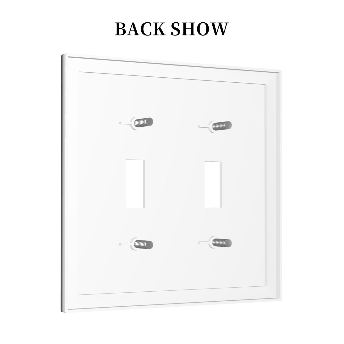Street Punk Skeleton Double Light Switch Cover – Urban Graffiti Gothic Wall Plate with Screws